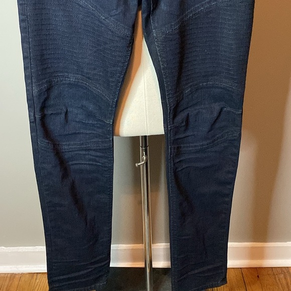 NWT True Religion 'Rocco' Relaxed Skinny Jeans in Dark Blue Denim (34W x 34L) - Picture 3 of 11